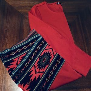 Long Sleeve Knee length Dress